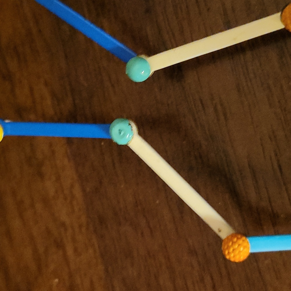 Eve Kaplin Vintage 80s Geometric Earrings - Picture 6 of 7